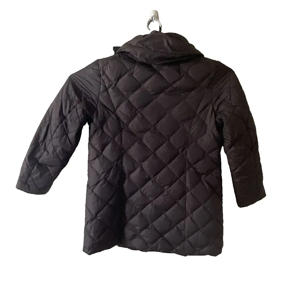 St John's Bay Brown Puffer Down/Feather Filled Knee Length Coat‎ - Image 9