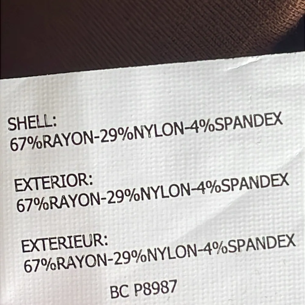 Insight Cinnamon Split Hem Ponte Knit Pant Brown Size 4 - Image 8