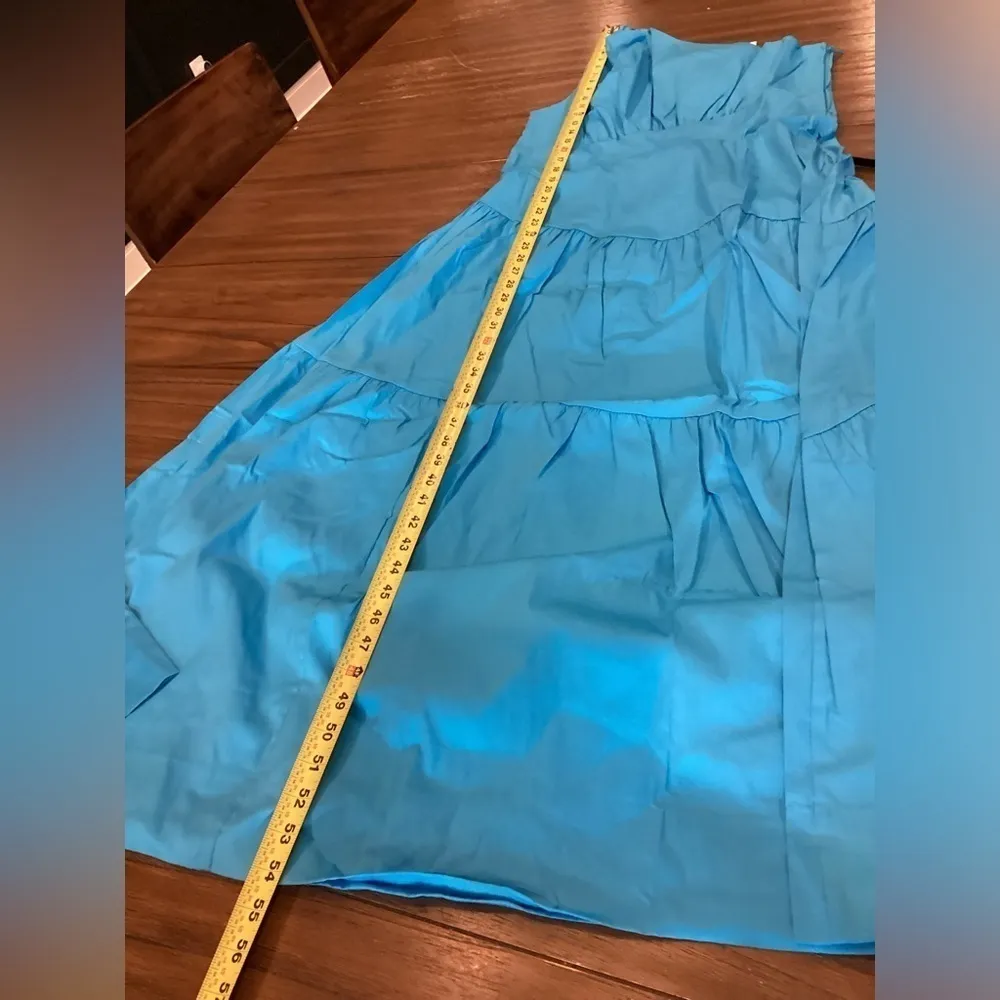 Lilly Pulitzer Lucilyn One Shoulder Maxi Dress NWT 14 tangier teal - Image 9