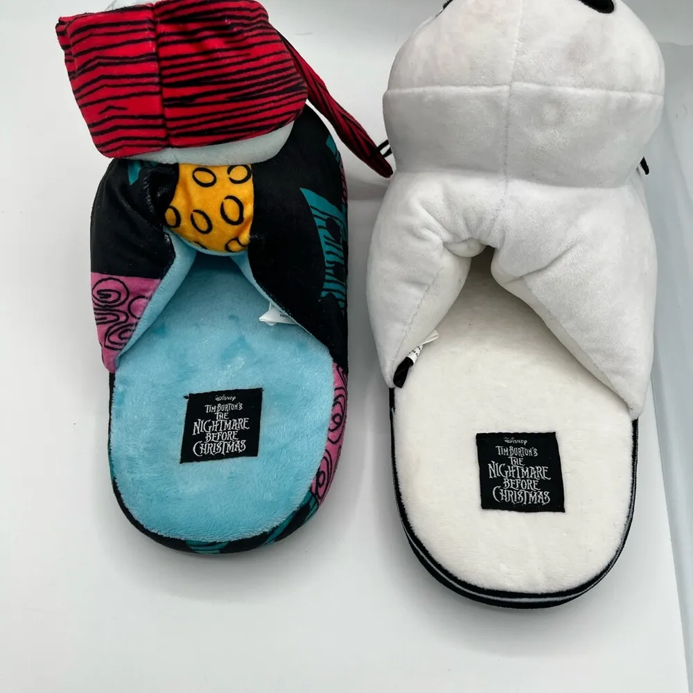 Disney Nightmare Before Christmas Slippers - Red and Black - Image 2