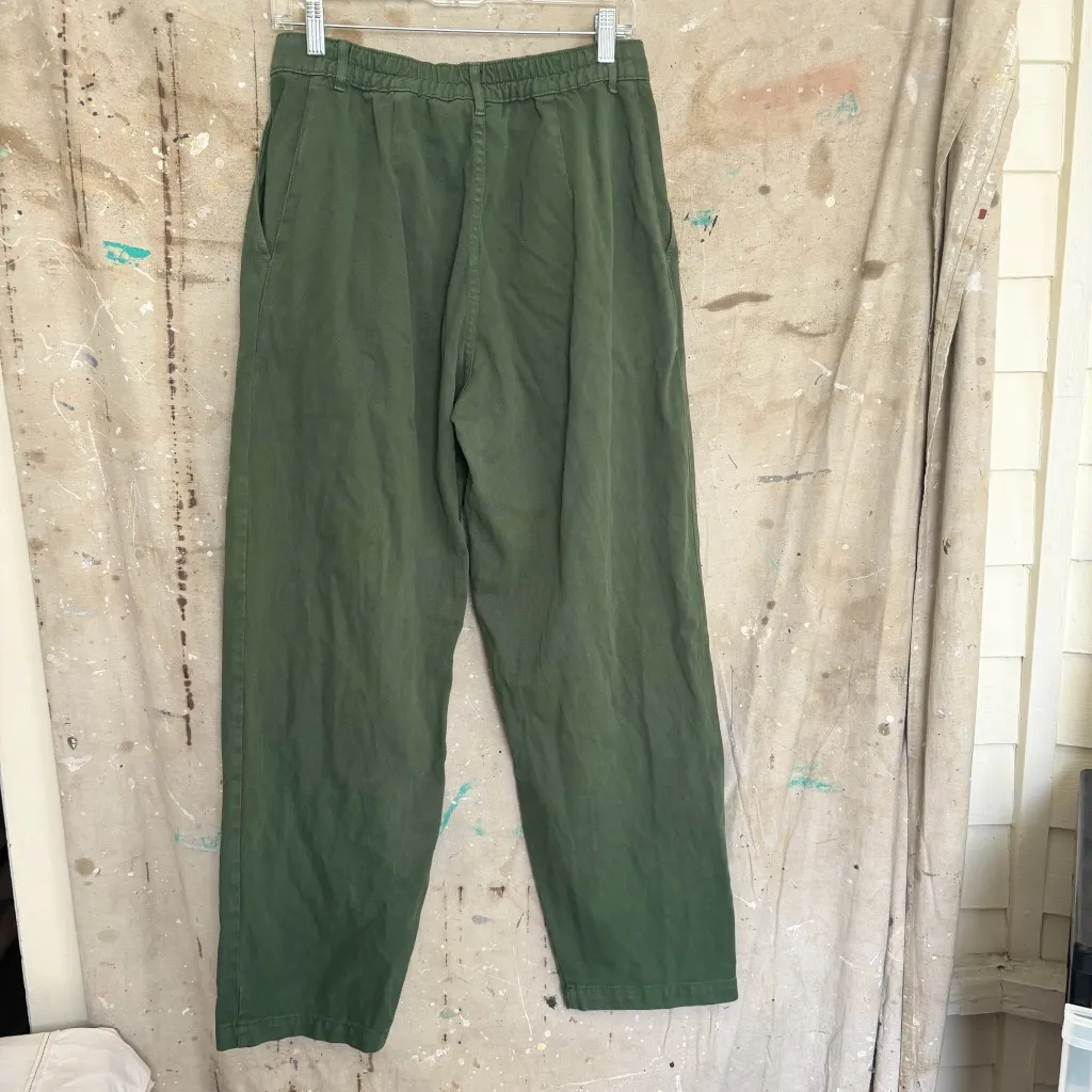 Big Bud Press Heritage Trousers, Swamp Green - Image 4
