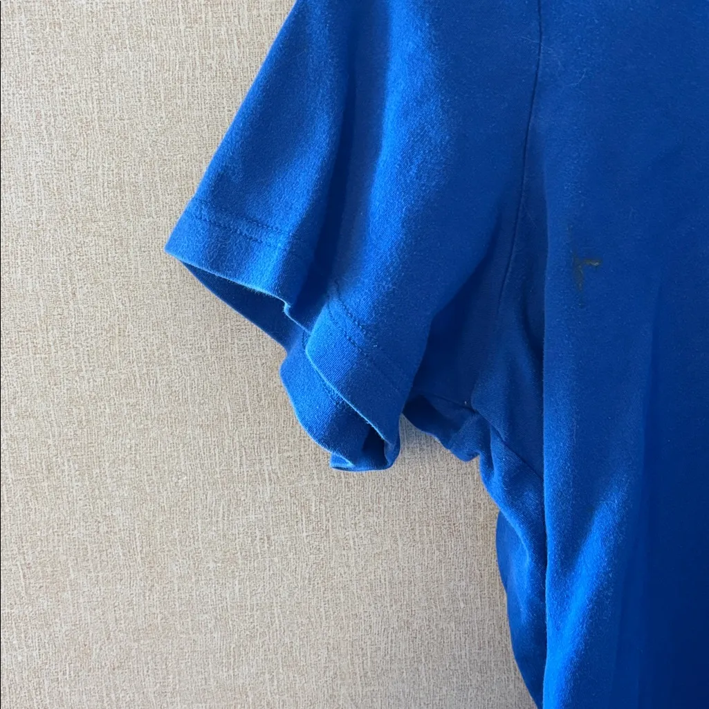 Cathy Daniels Blue Floral Embroidered Women's Top 1X - Image 2