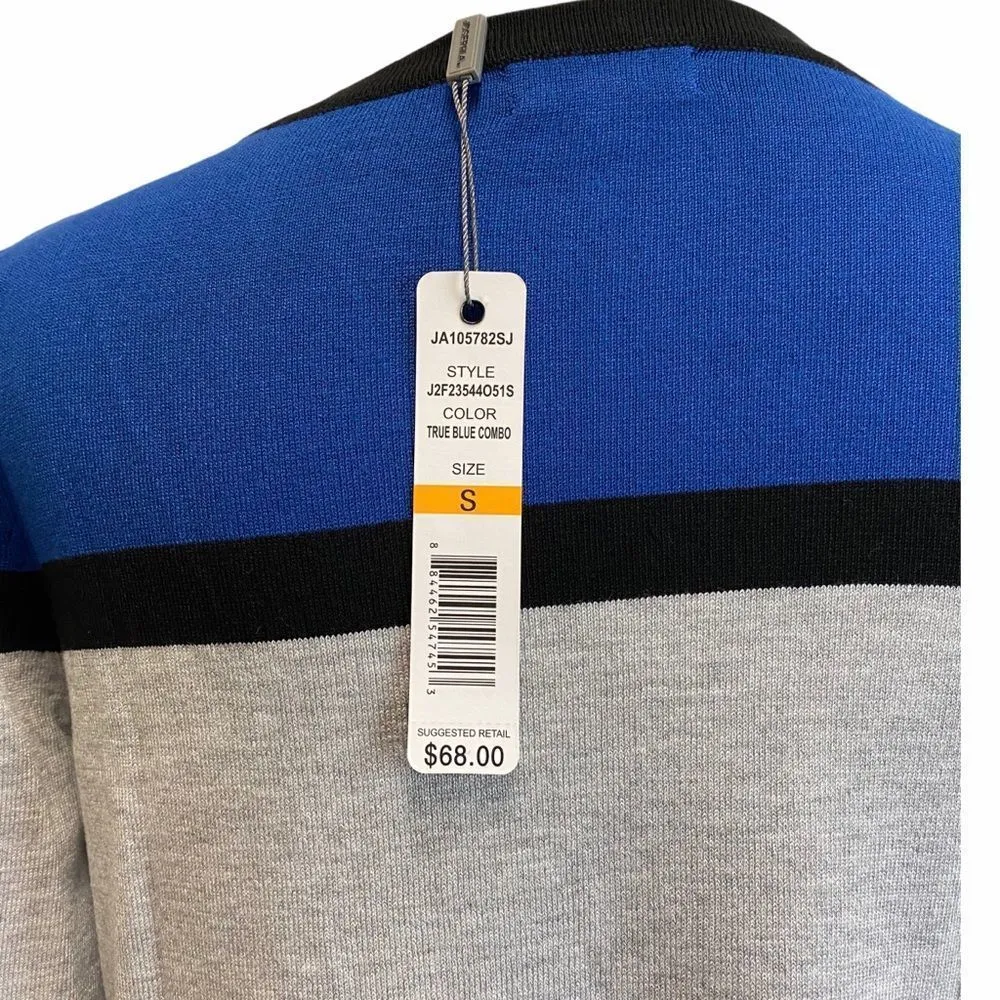 Joseph A Stripe Multicolor Small Top Blouse - Image 5