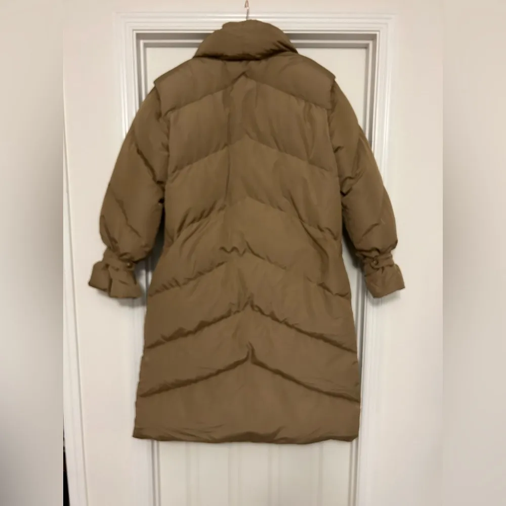 Immaculate Vintage Fairbrooke goose down puffer Prestigious Daytons Oval Room Tan Size L - Image 9