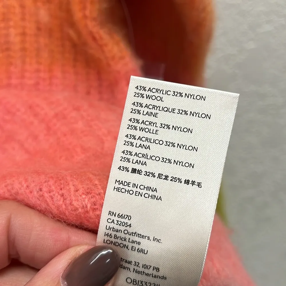 Free People Cozy Wool Blend Sweater in Autumn Sky XS - Image 10