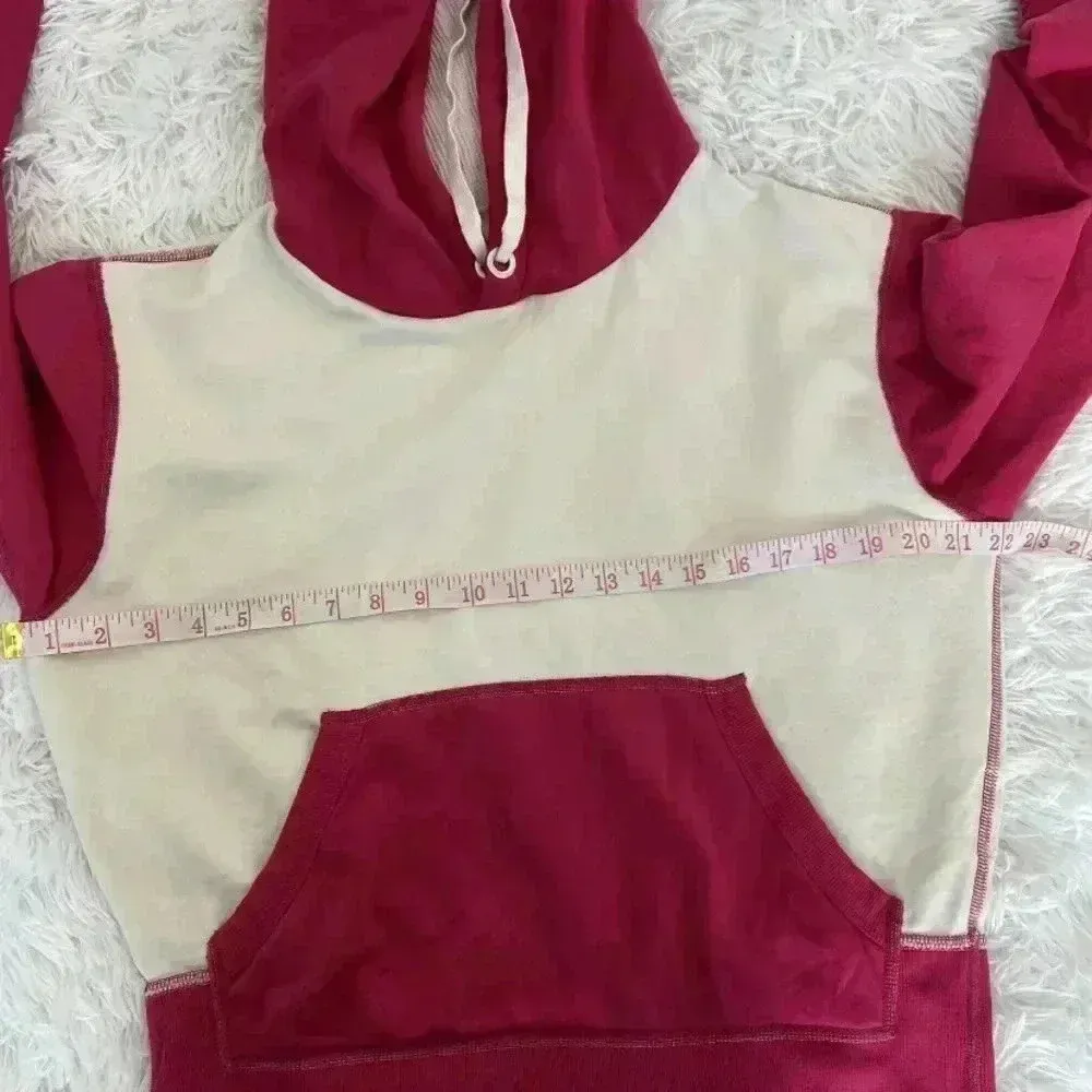 Rag & Bone Womens Multicolor Color Block Shrunken Hoody Sweater Size Sp - Image 12