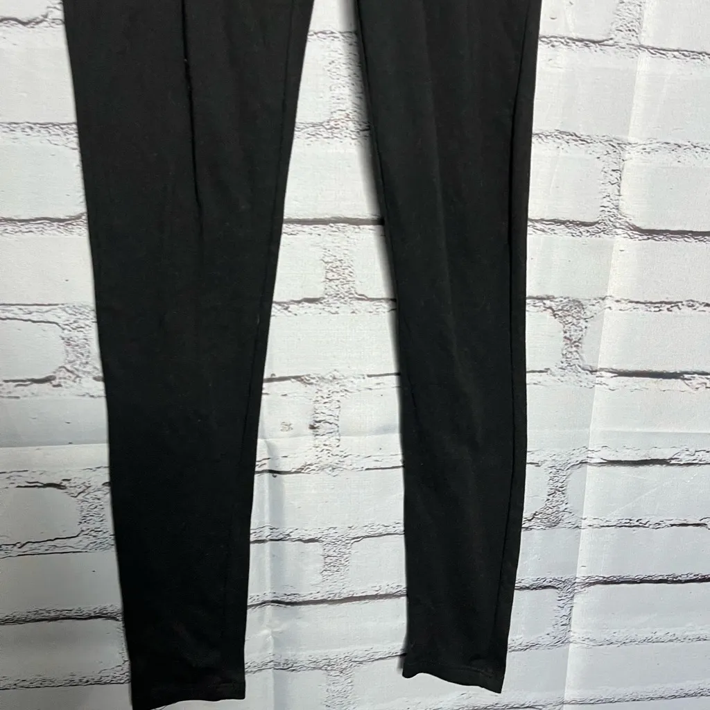 Love Cameron Black Stretch Leggings SZ S Athleisure Workout Causal Tights Yoga - Image 3
