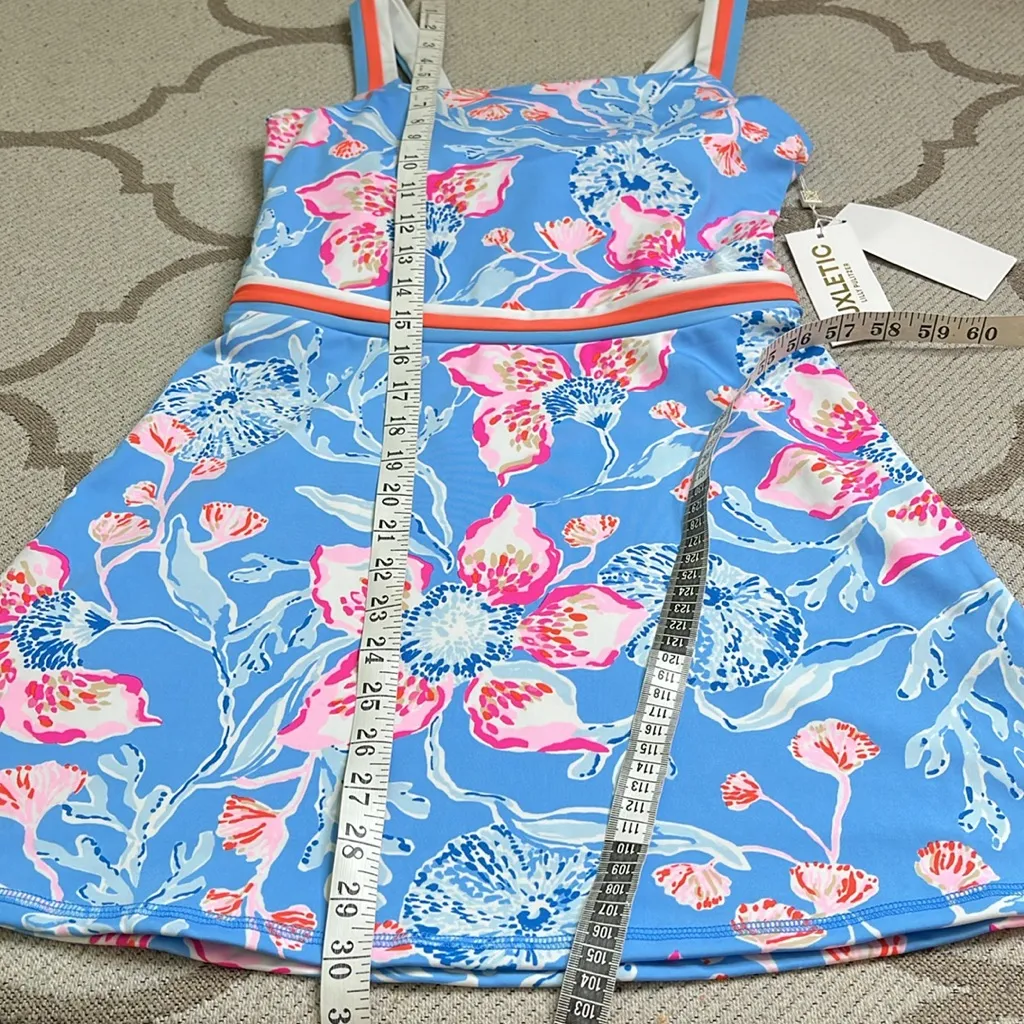 Lilly Pulitzer THE DEIDRA DRESS IN UPF 50+ IN BAHAMIAN RHAPSODY, size XXS - Image 13