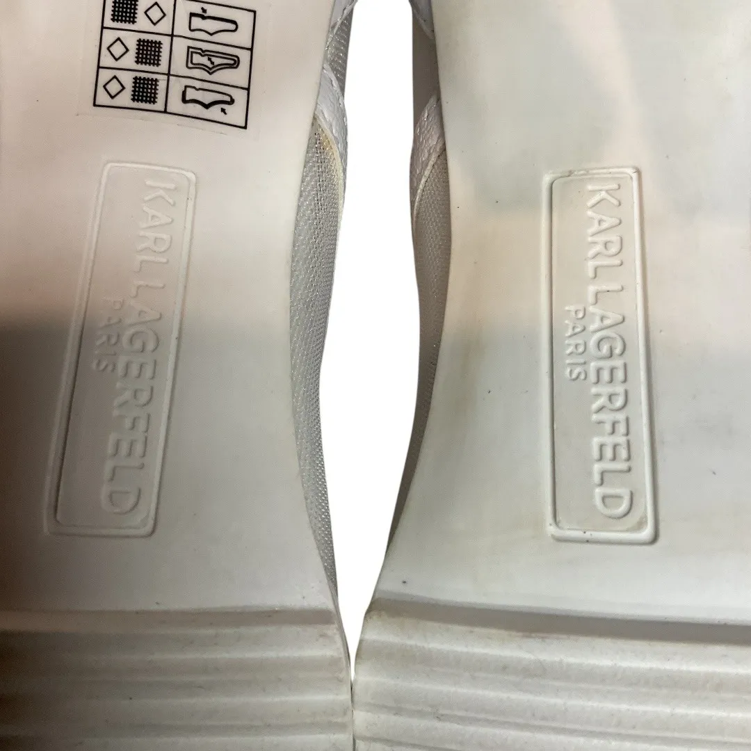 Karl Lagerfeld Paris Blayze Peep Toe Mesh Stiletto Heel Ankle Bootie Size 9.5M - Image 15