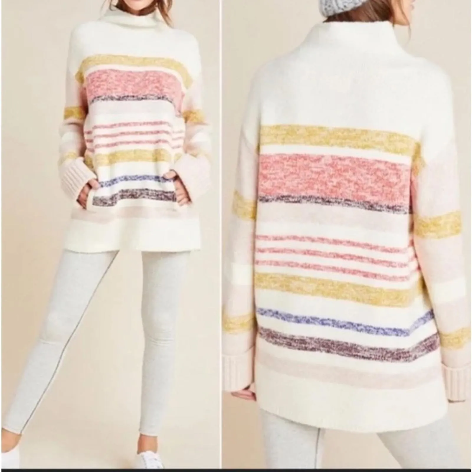 ANTHROPOLOGIE | Soft & Cozy Elana Ski Bumm Classic Tunic Sweater - Image 2