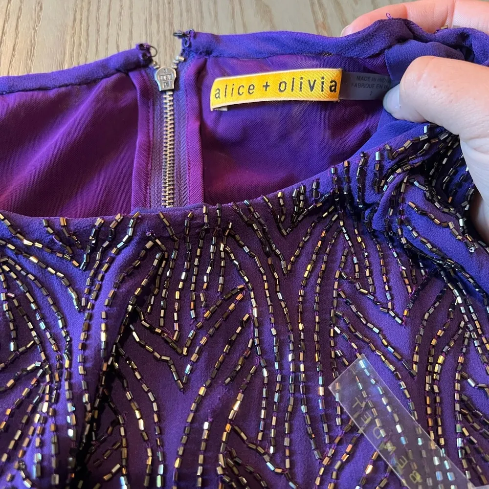 SALE🌻ALICE + OLIVIA $597 retail marnie beaded eve dress ✨ - Image 7