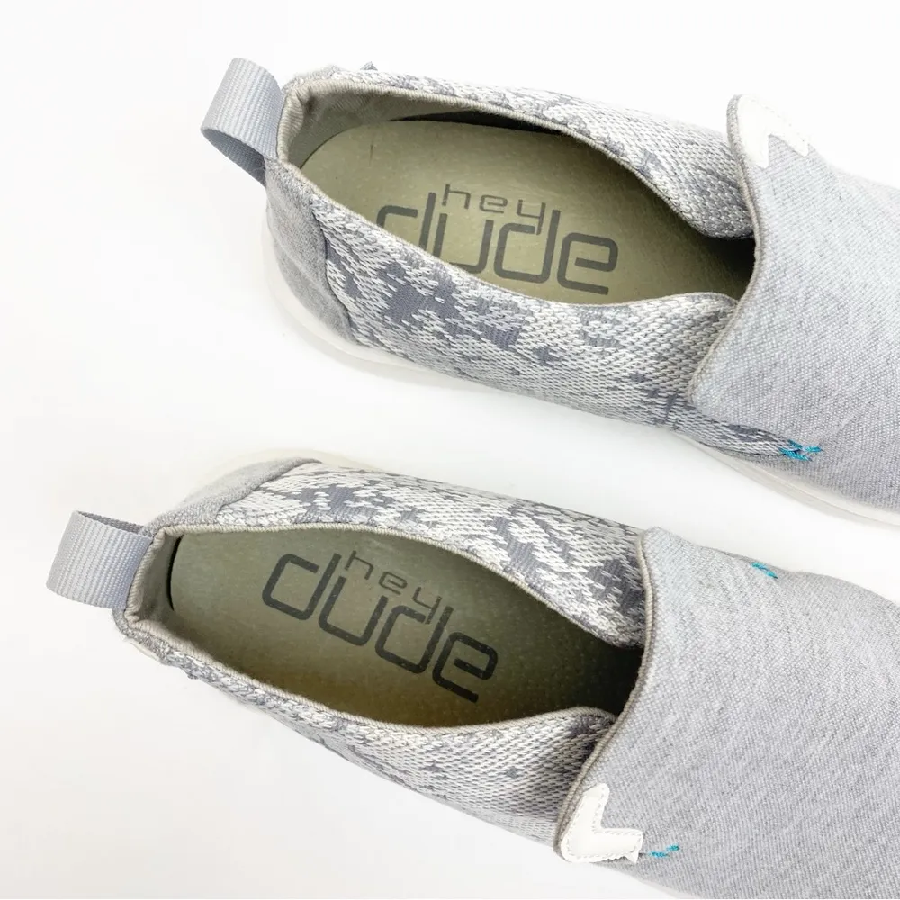 Hey Dude Emma Ankle Boots Booties Sneakers Shoes: Moondust Grey - Image 9