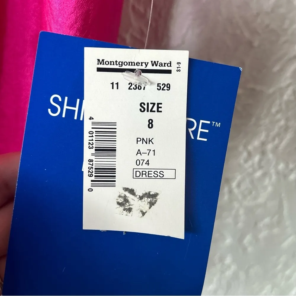 Ship ‘n Shore VTG Pink Gold Button Short Sleeve Blouse DEADSTOCK NWT Size 8 - Image 9