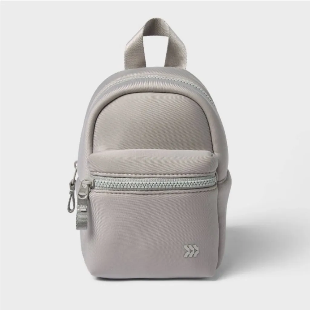 Stylish 8.5 Neoprene Mini Backpack in Gray - All In Motion - Image 4