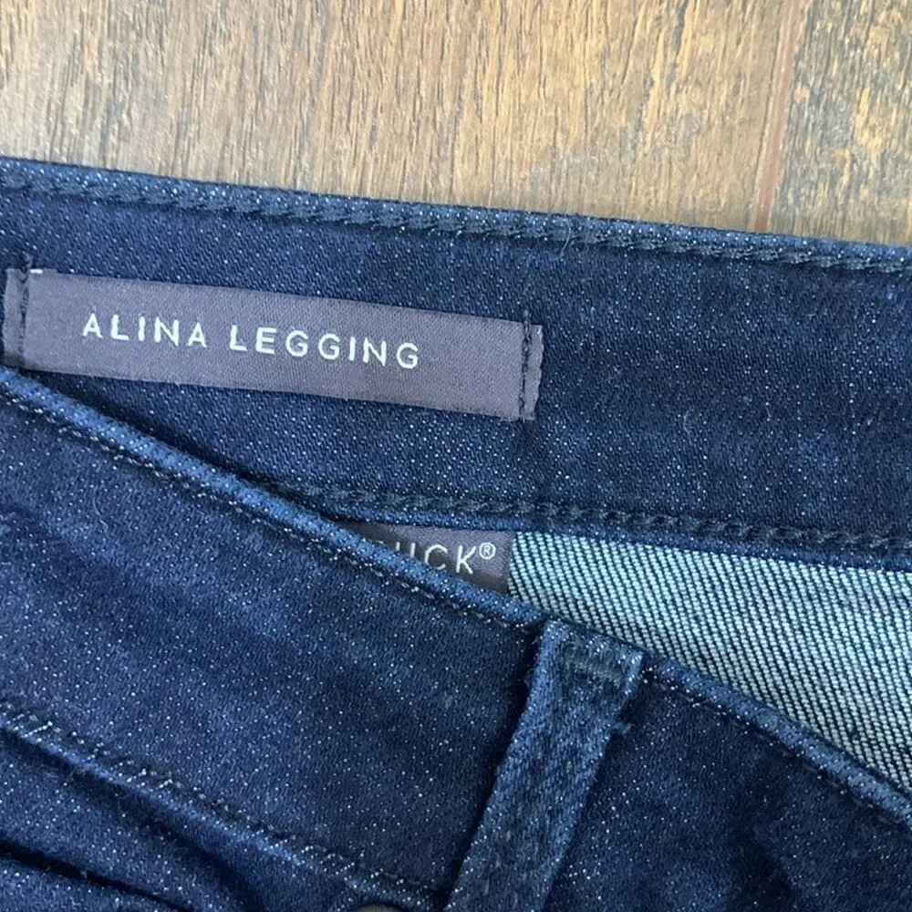 NYDJ Alina Legging  LiftXTuck Technology Hi-Rise Dark Wash Jeans - Image 4