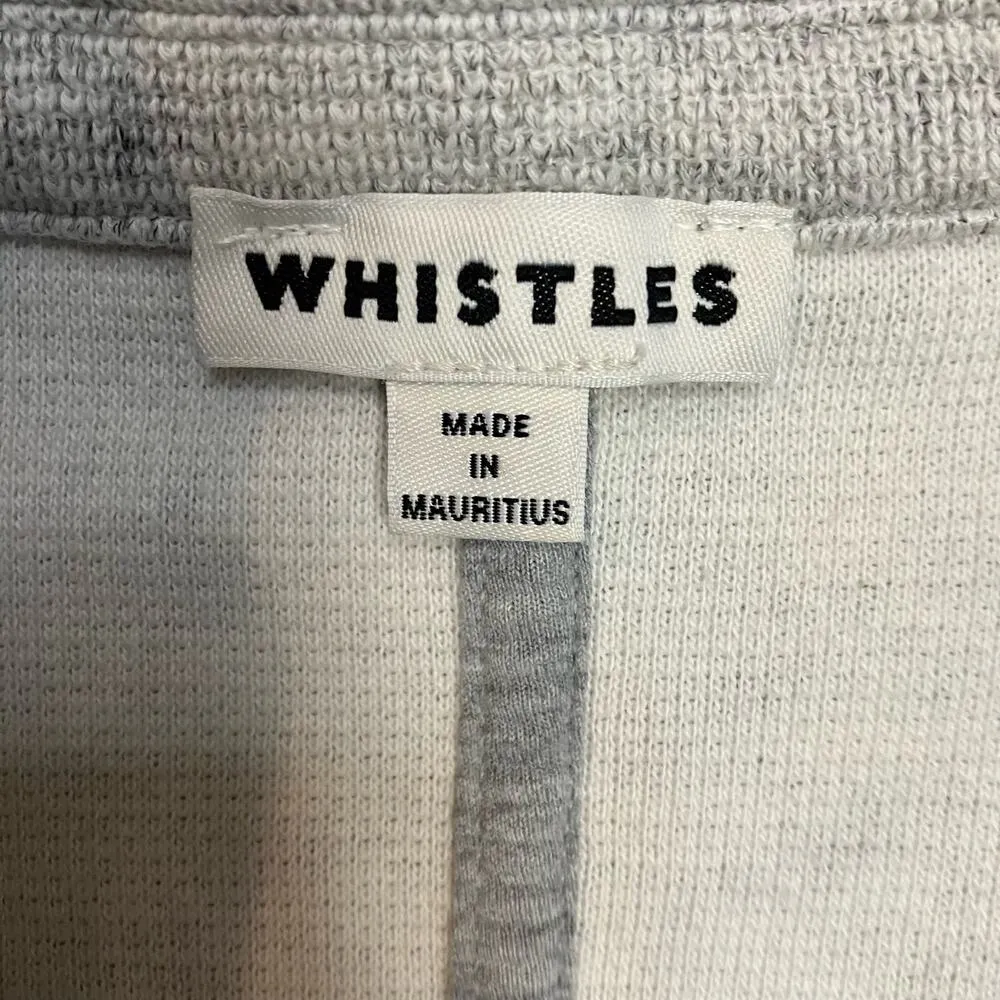Whistles Women's Gray Slim Jersey Jacket Size 6 - Image 6