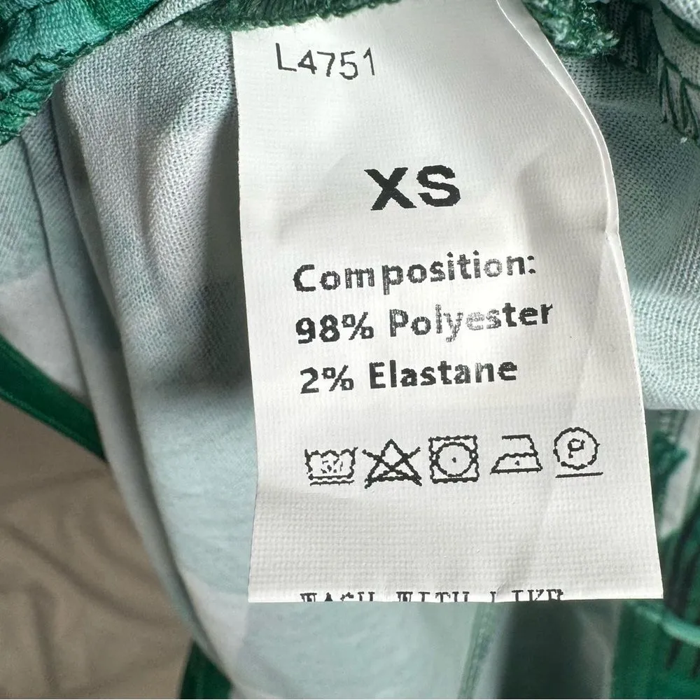 Take me to the islands tropical palm high waisted wide leg pants size XS - Image 4