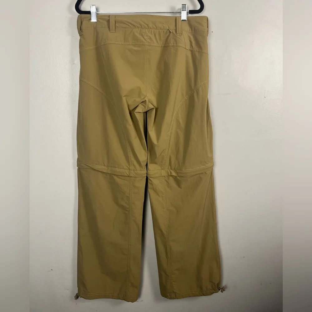 Athleta outdoors hiking pants/shorts size 10 zipper detailing adjustable bottom - Image 7