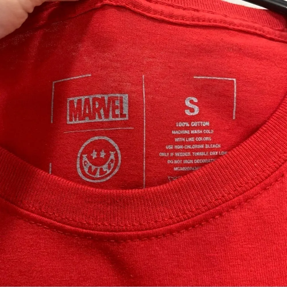 Marvel Captain America Graphic T-Shirt Size Small - Image 7