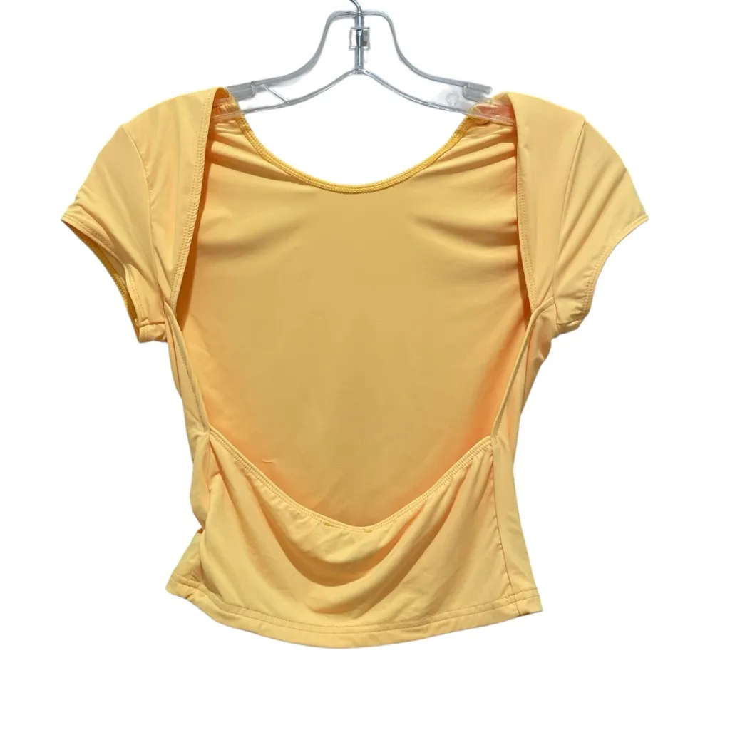 Edikted Selma Open Back Shirt and Mini Skirt Set Yellow Women’s Size Medium - Image 6