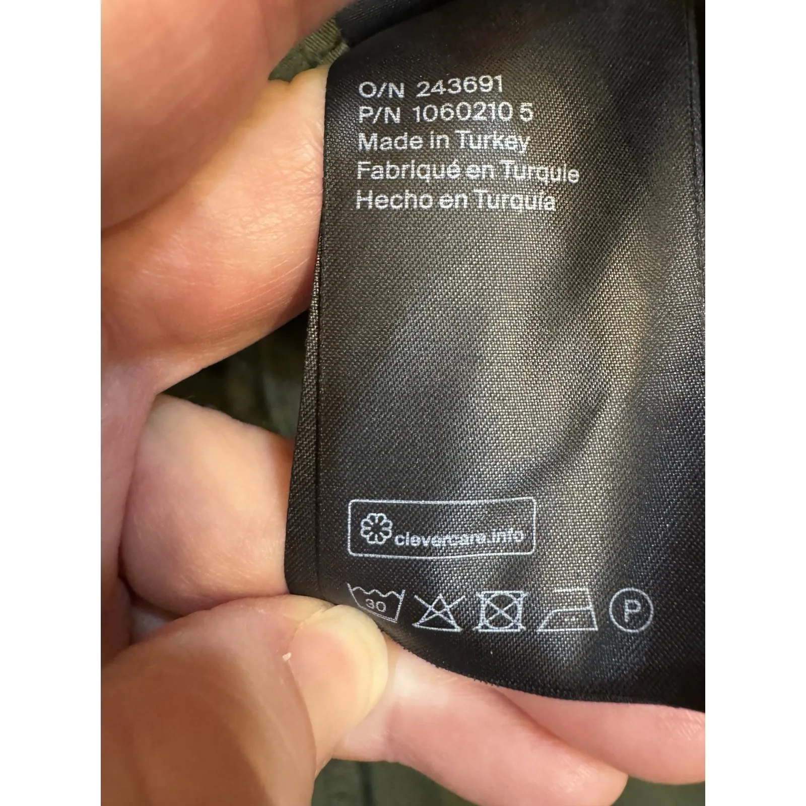 COS Pants Women Size 6 Army Green High Rise Straight Leg Utility Cotton Chinos - Image 10