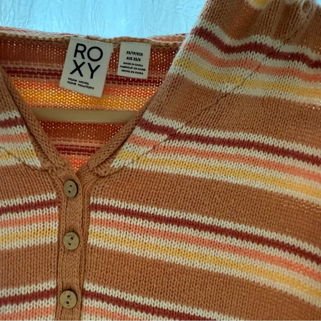 Roxy Striped Crop Top - Image 2