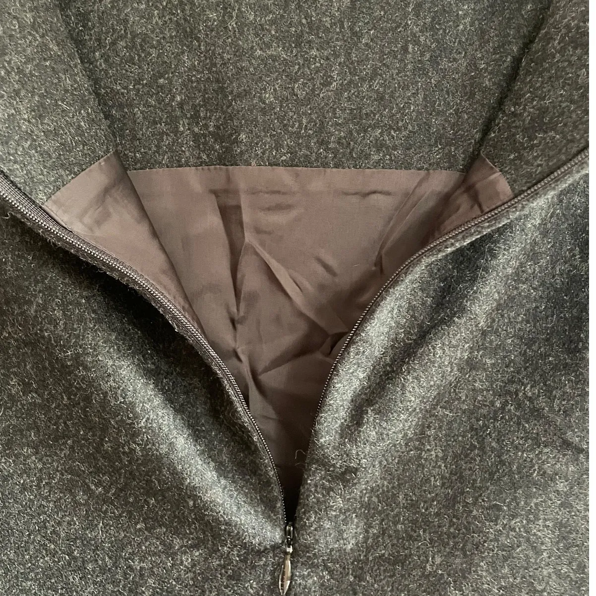 Balenciaga Gray Knit Sleeveless Dress - Image 4