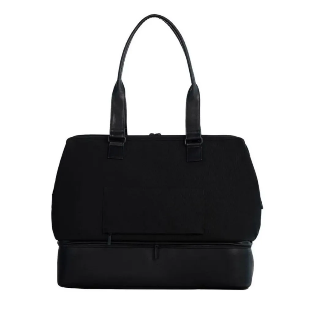 BEIS Weekender bag in Black travel cruise minimalist - Image 3