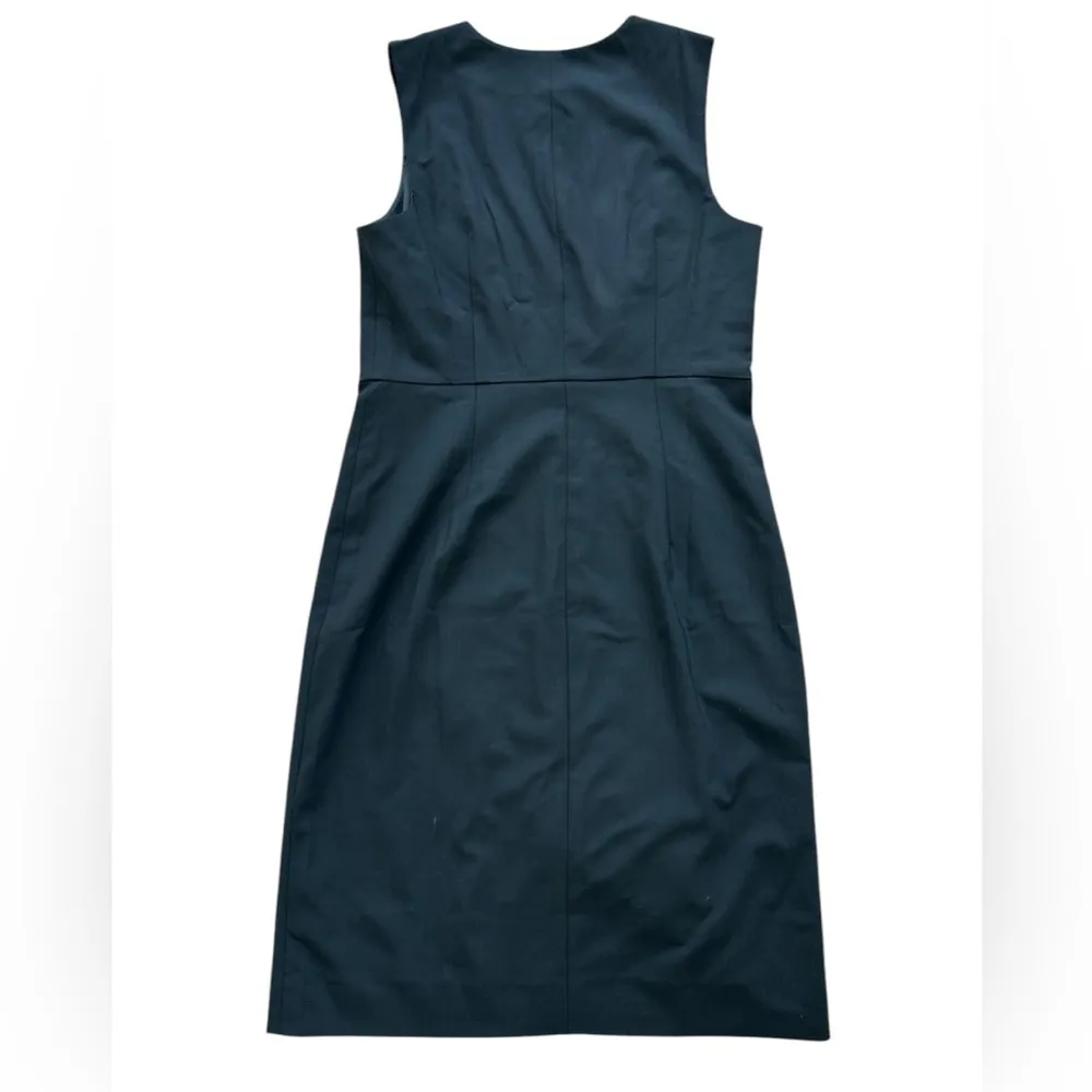 J. Crew Women’s Buttoned Sheath Dress in Italian Stretch Wool Blend Size 6 NWT - Image 6