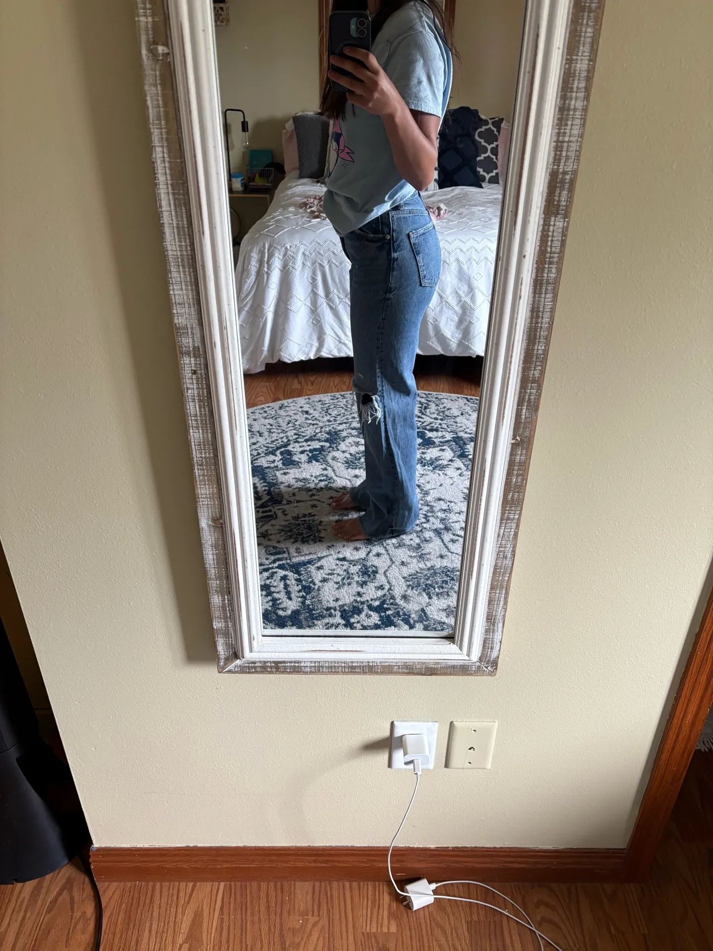 ZARA High-Waisted Jeans Straight Leg - Image 2