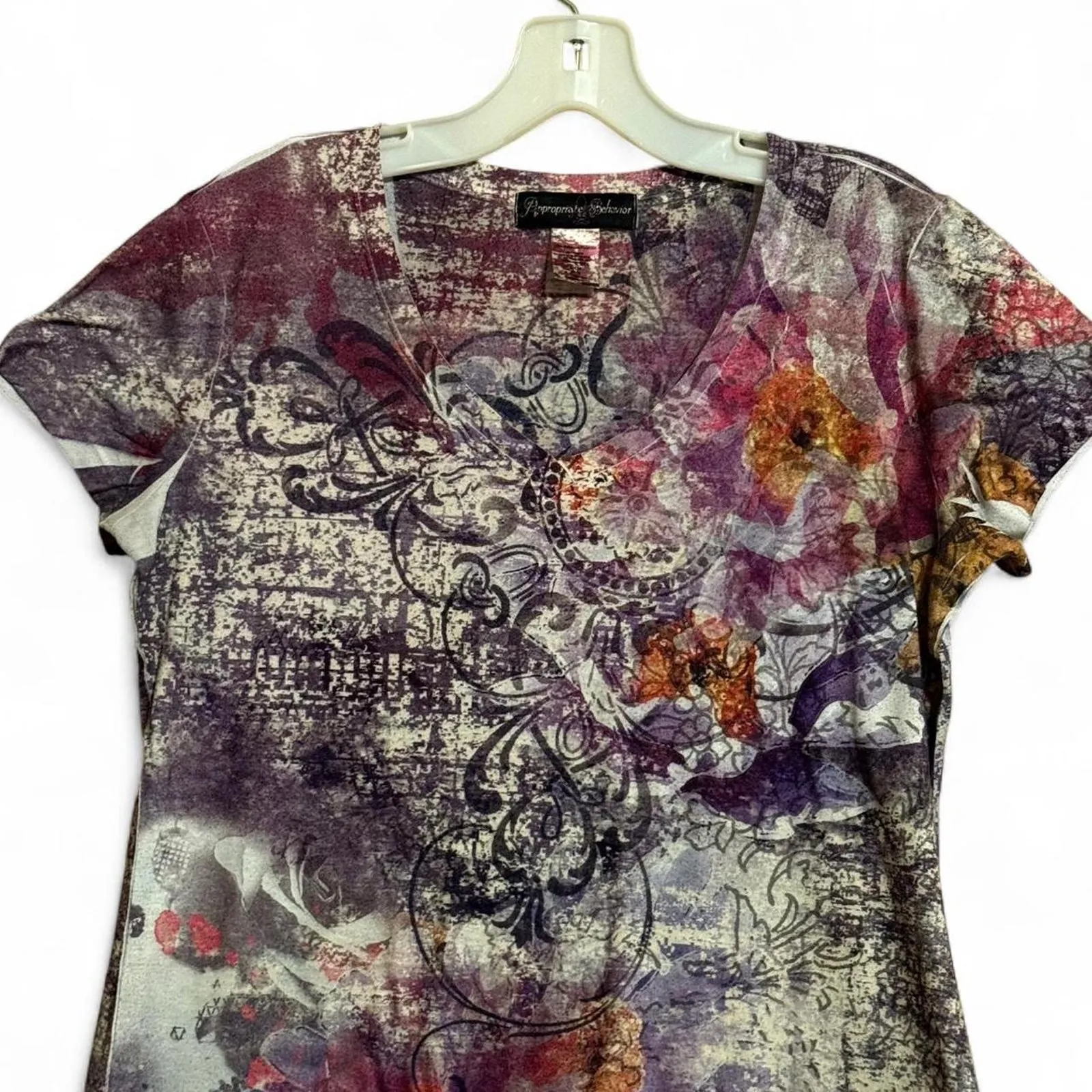 Appropriate Behavior Floral Abstract V - Image 2