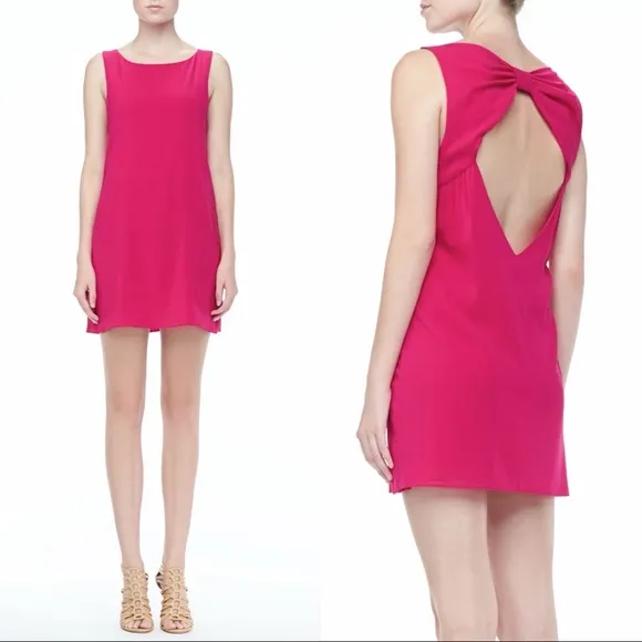 Alice + Olivia  ‘Trina’ Bow Back Shift Dress - Image 2