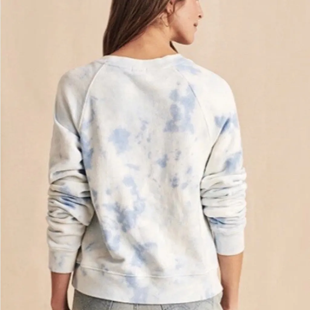 Faherty Brand Bells Tie Dye Raglan Crew Sweatshirt XL EUC - Image 8