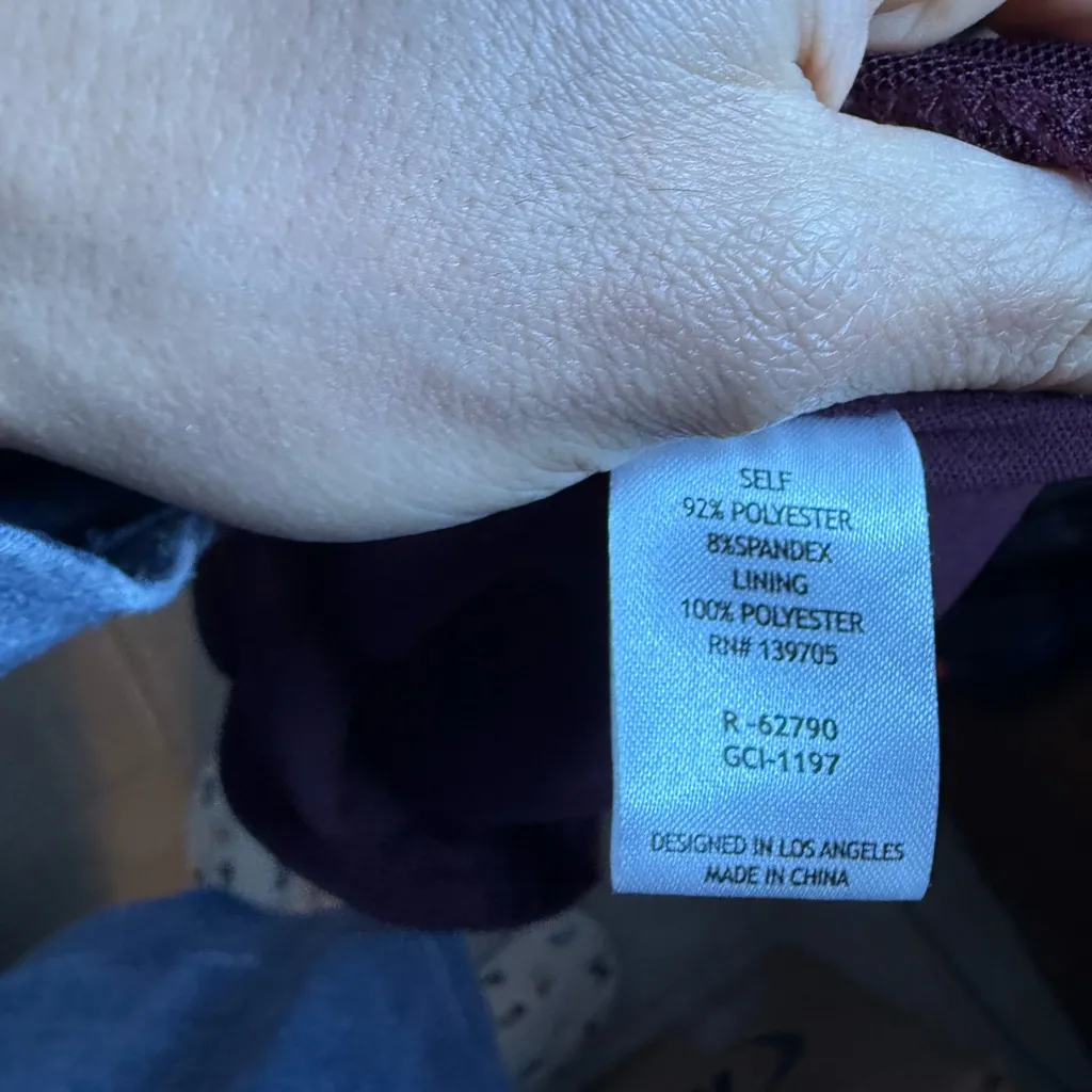 Emerald Sundae Eggplant Ruched Mesh Mini Dress - Image 3