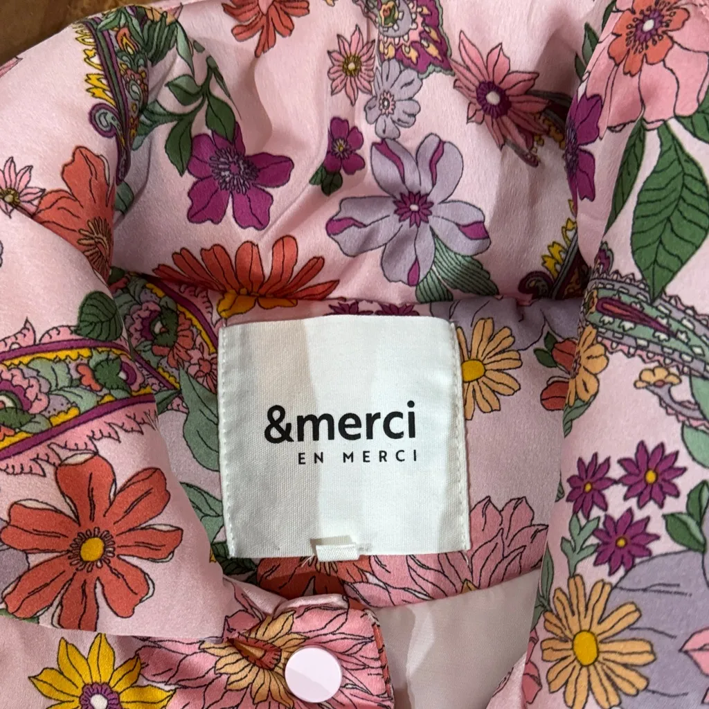 Pink floral vest - Image 2