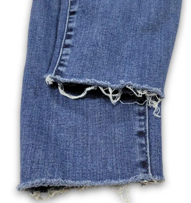  Jeans Size 8 Women's Gap 1969 True Skinny Super High Rise Jeans Stretch Blue Denim - Image 5