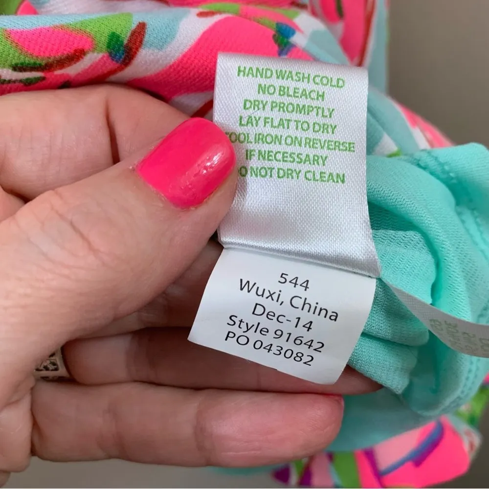 Lilly Pulitzer Briella Multi In The Vias Cocktail Pink/Blue Dress - Image 6