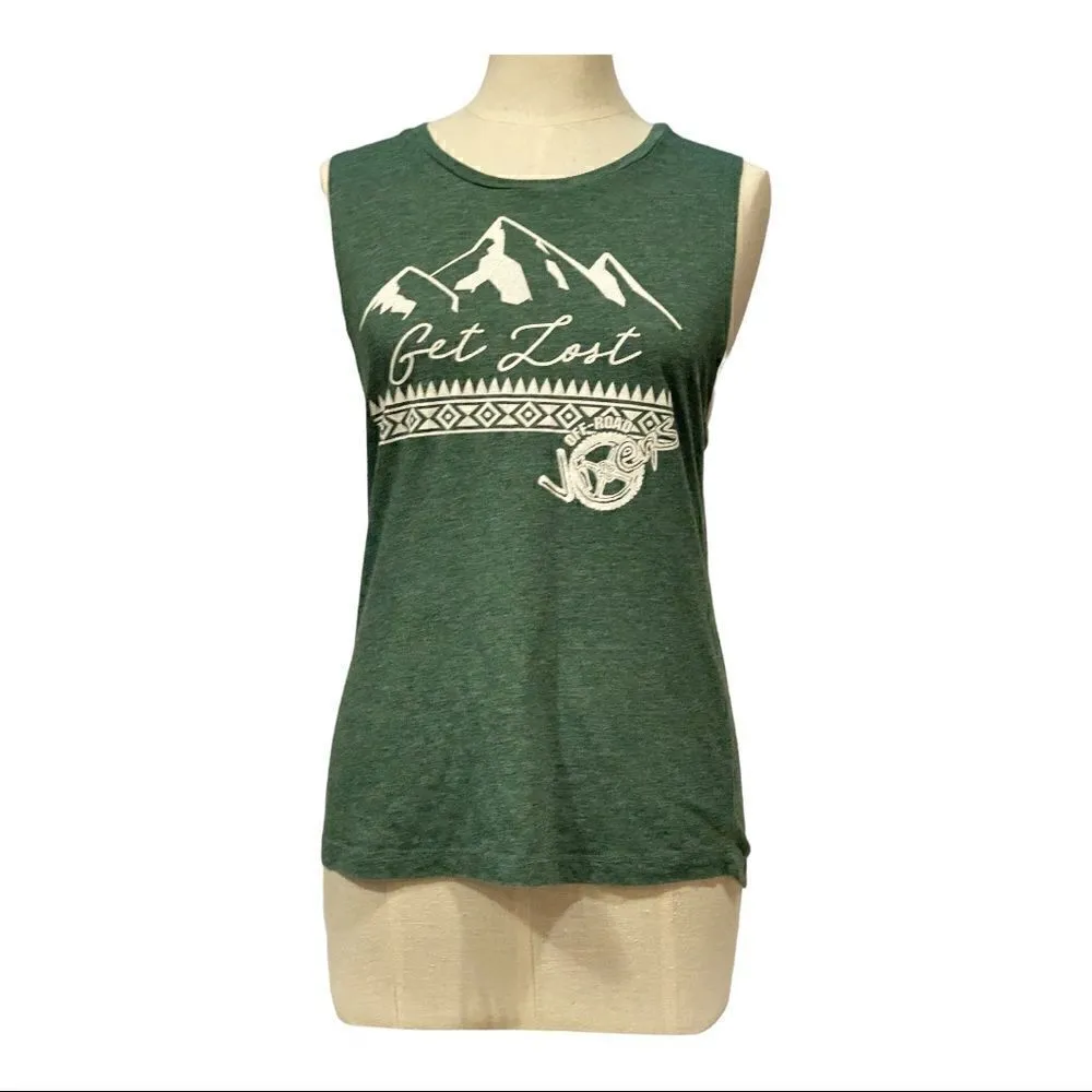 Off Road Vixens Green Get Lost Tank Top Green Size undefined - Image 4