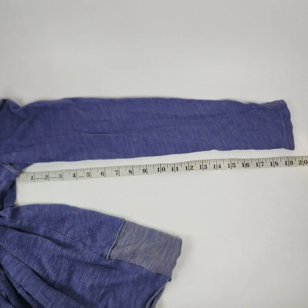 Free People FP Beach Shirt Womens Two Body Purple Funnel Cowl Neck Pullover  O/S - Image 10