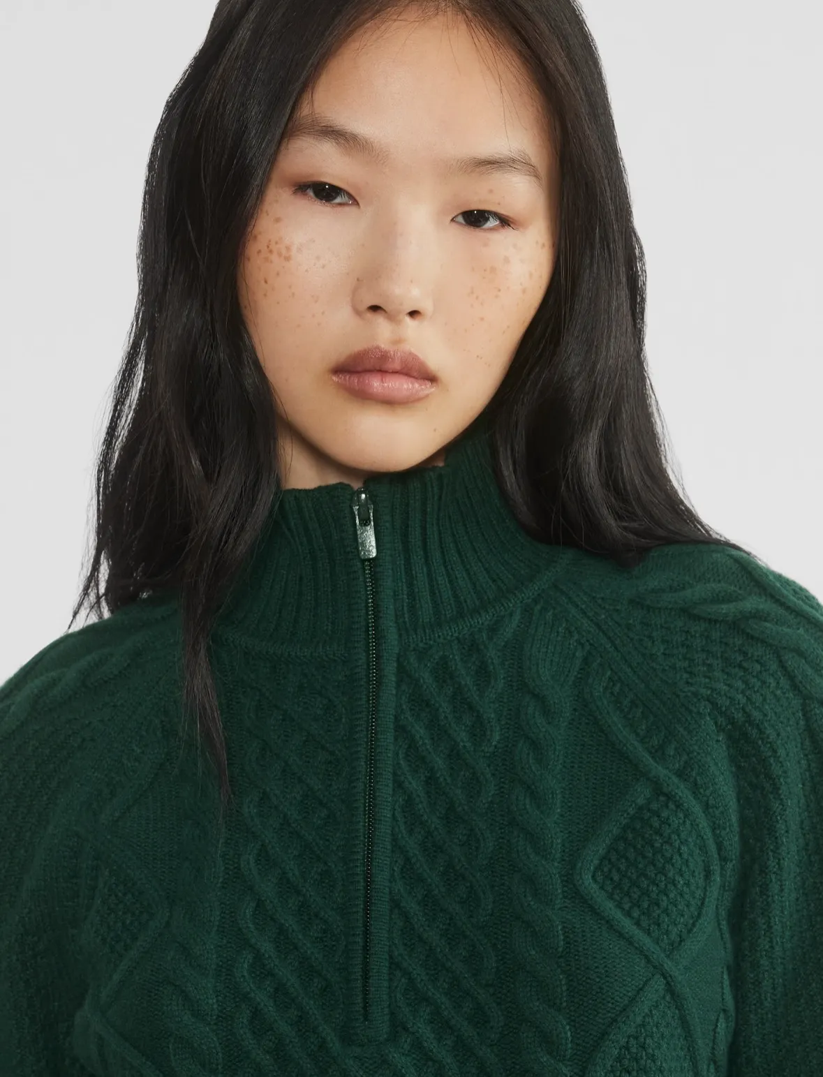 Aritzia Sunday Best Boreal 1/4 Zip Sweater - Image 4