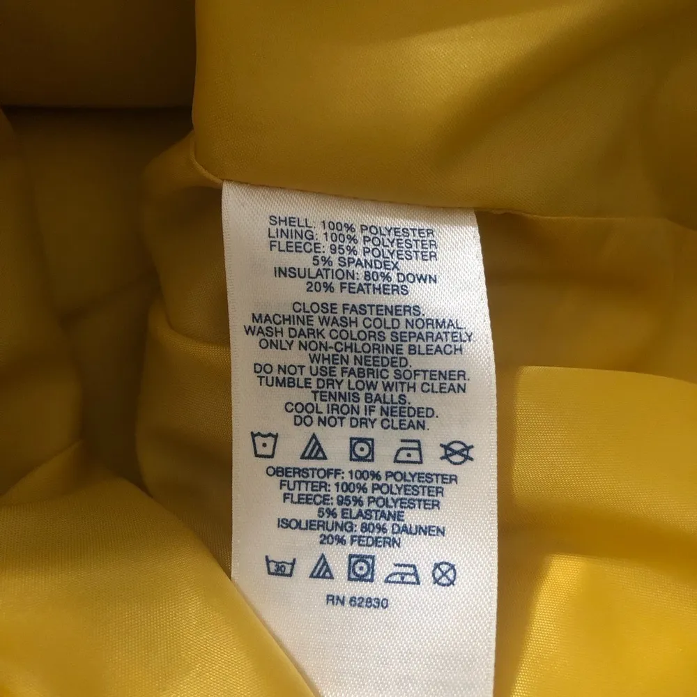 LAND'S END Quilted Down/Feather Puffer Vest Size S - Image 5