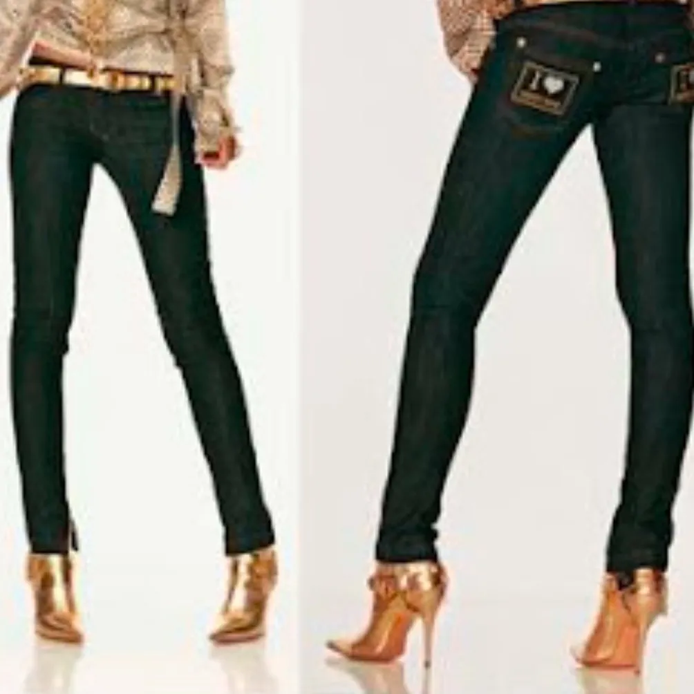 DENNY ROSE METALLIC GOLD BOOTIES WITH LOGO CHARM Size 6 - Image 6