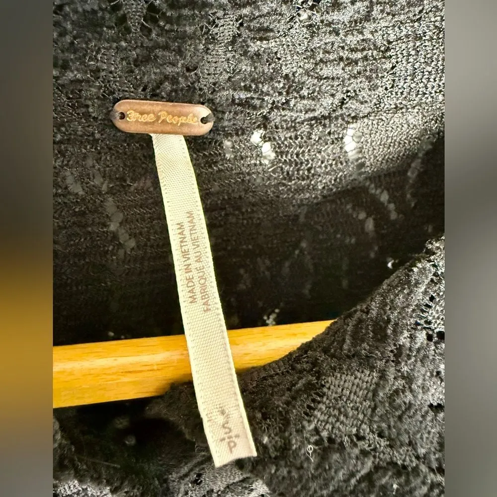 Free People Lace Heather Long Sleeve Swing Hem Tunic | S - Image 2