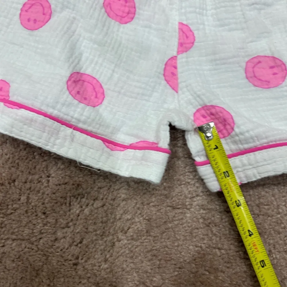 Sassy Shortcake Smiley Dreams Pink Preppy Cotton Pajama Set size medium - Image 10