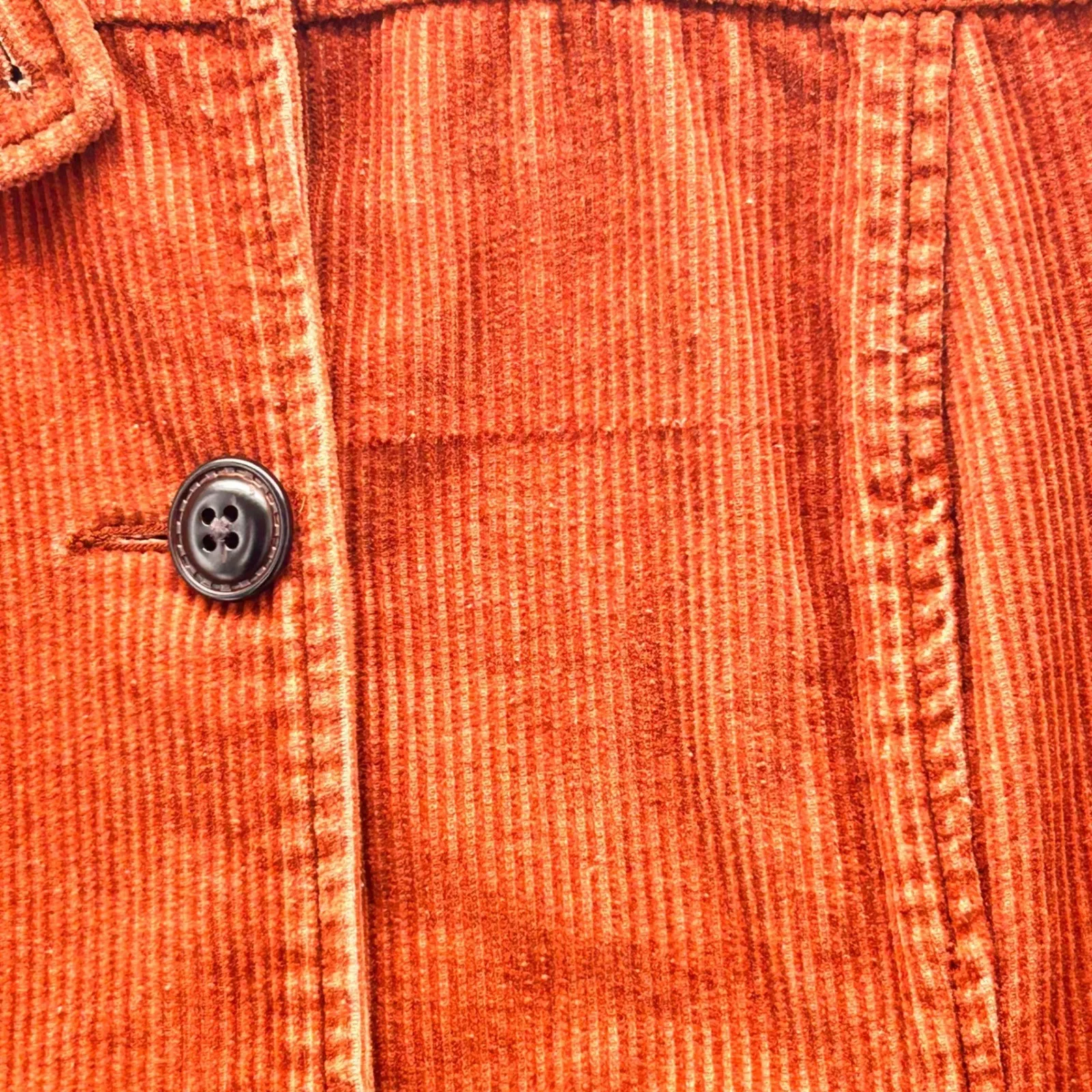 Relativity Corduroy Jacket Orange XL - Image 5