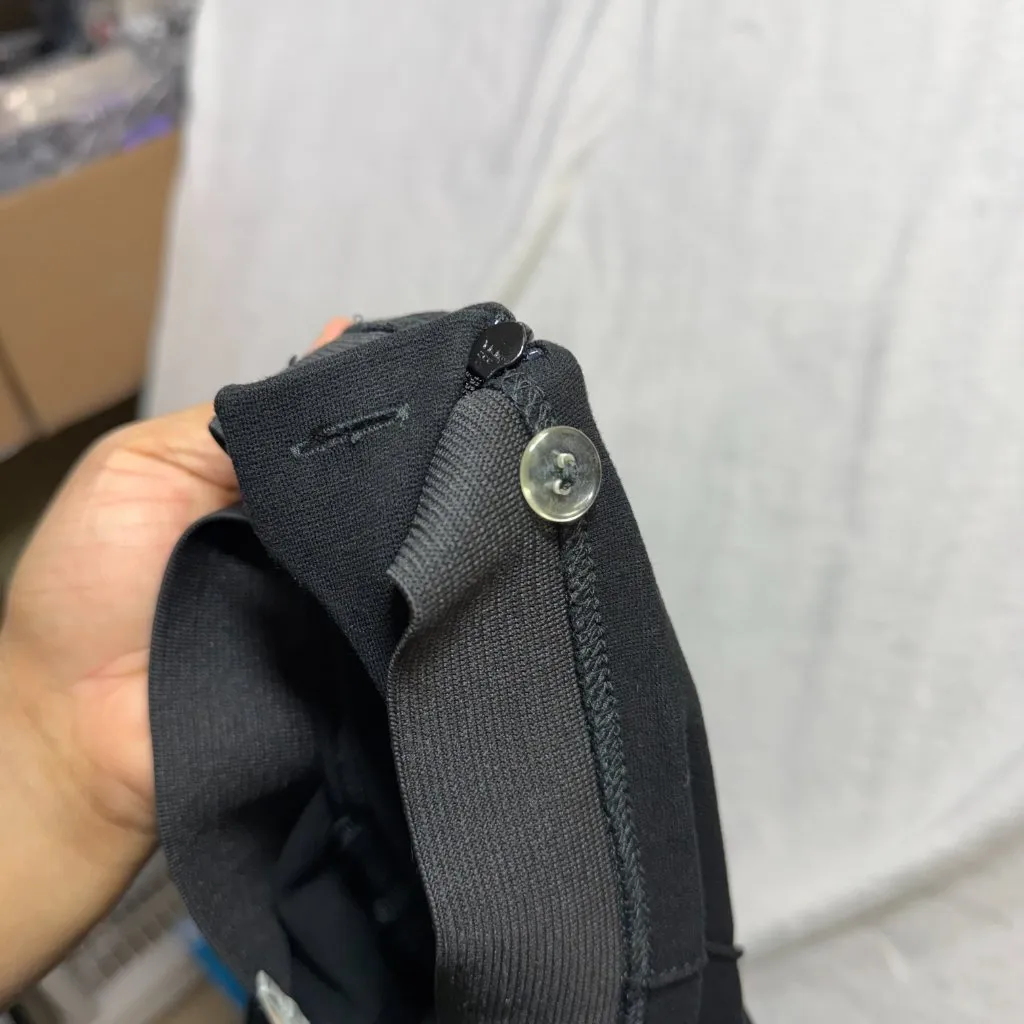 Chico’s 14 Stretch Pull On Pants Black Slim Straight Ponte Career Minimalist - Image 9