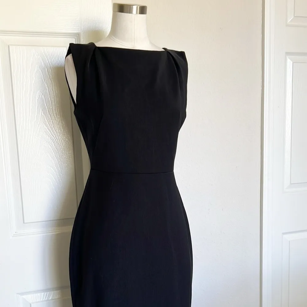 M.M Lafleur Sheath Black Dress - Image 2
