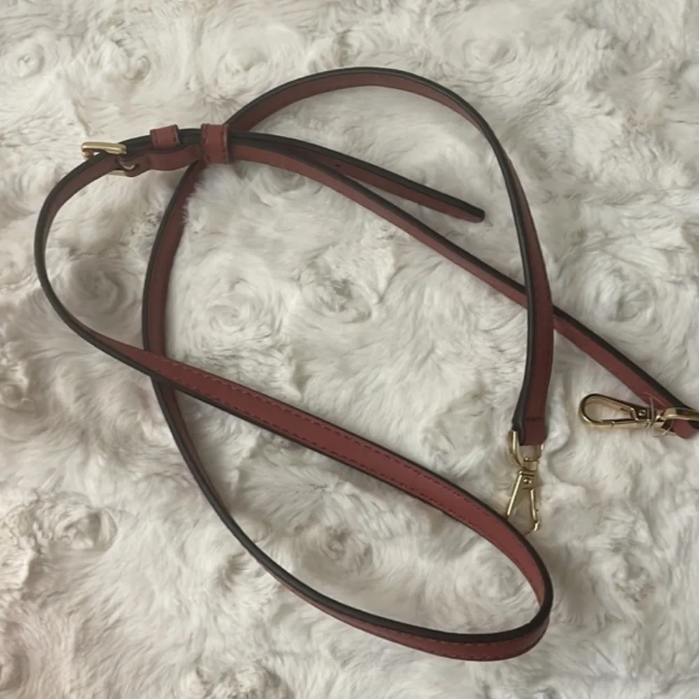 Michael Michael Kors womens crossbody leather cinnamon drawstring bucket bag NWT - Image 14