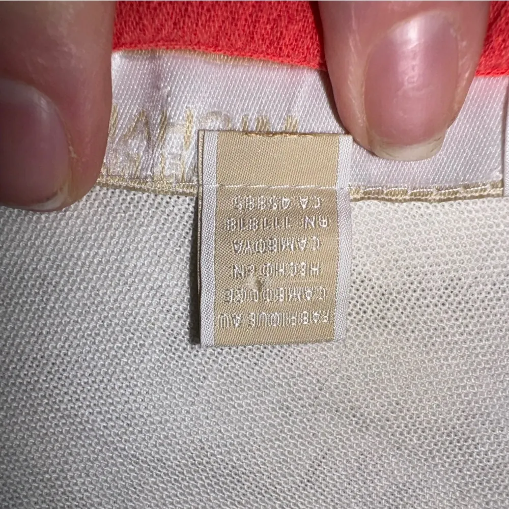 Michael Kors Coral‎ Flutter Sleeve Blouse Size S - Image 5