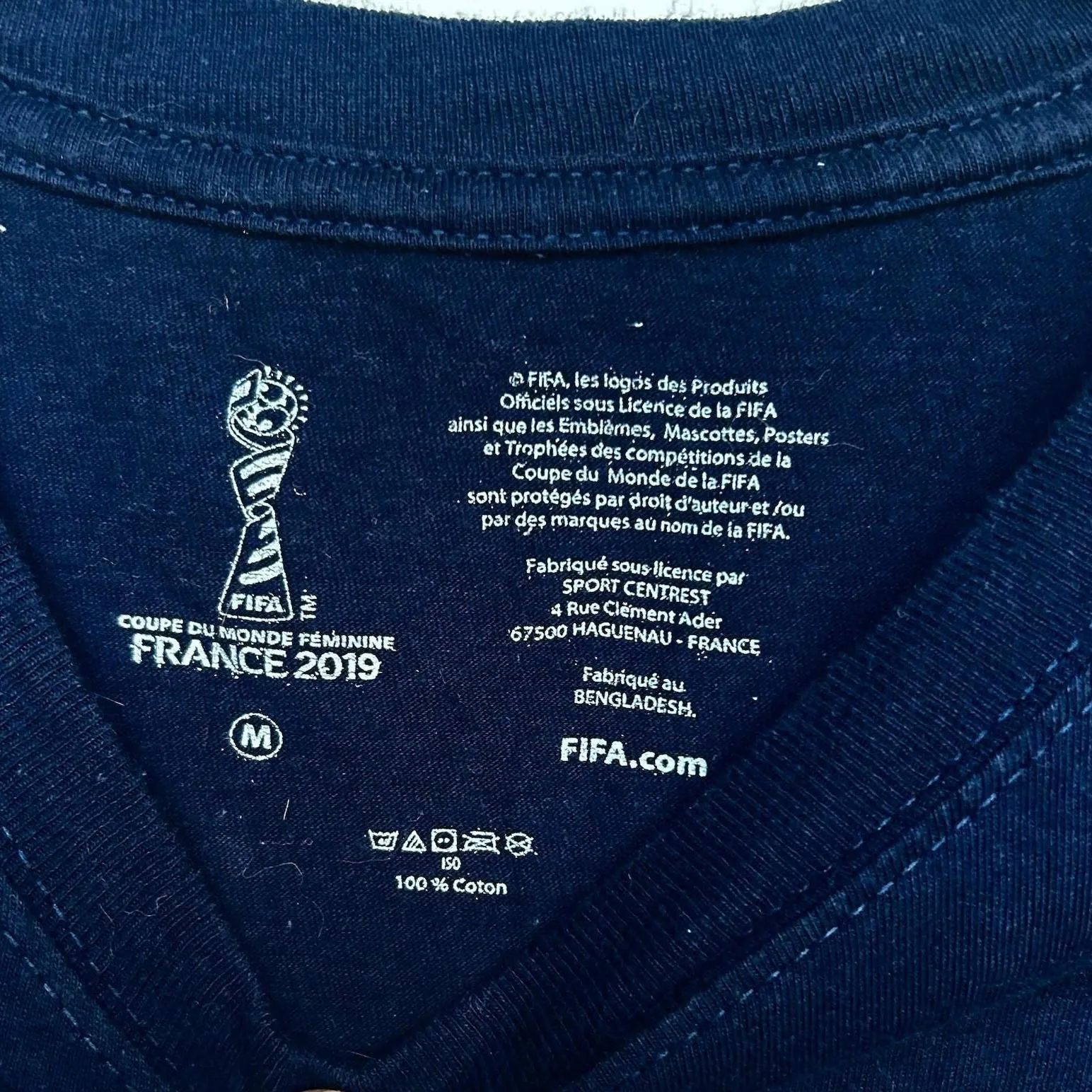 France 2019 FIFA Women's World Cup Blue T - Image 4